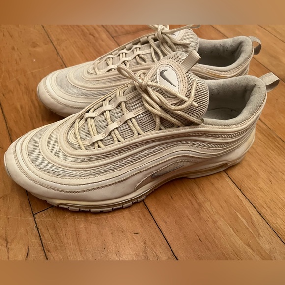 NIKE AIR MAX 97 white sneakers - size 12 - Picture 4 of 11